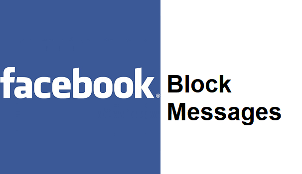 block messages on Facebook