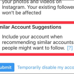 iPhone Home Safari Instagram Edit Profile Similar Account Suggestions