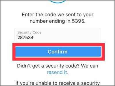 iPhone Home Safari Instagram Login Username Password Code Confirm