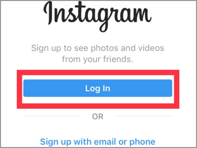 iPhone Home Safari Instagram Login