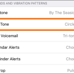 iPhone Settings Sounds Text Tone