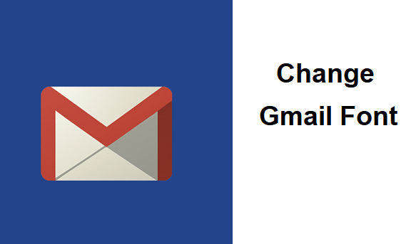 change gmail font