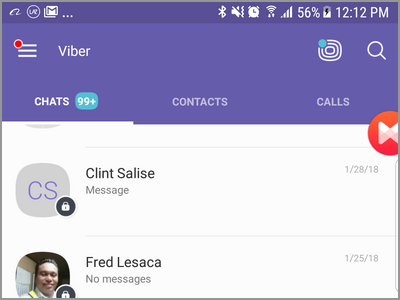 Viber Main User Interface