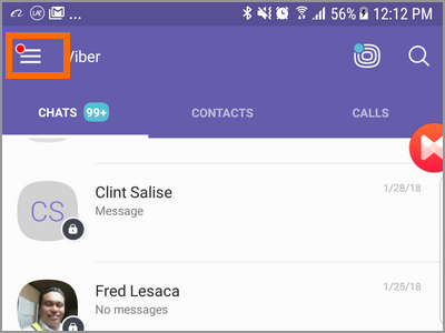 Viber More Options