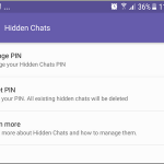Viber More Settings Privacy Hidden Chats Interface