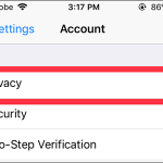 WhatsApp Settings Account Privacy