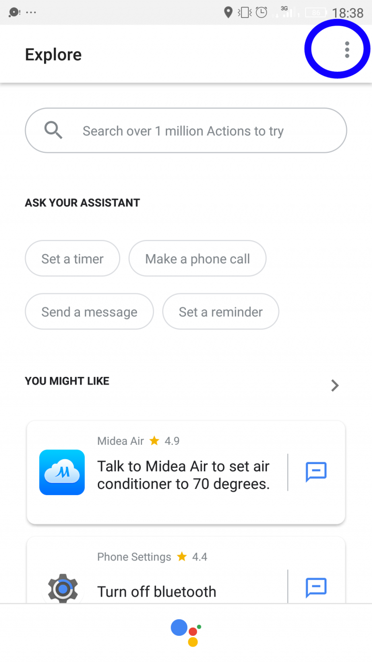 How to disable google assistant on an android device