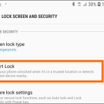 Android Settings Lock Screen And Security Smart Lock Menu