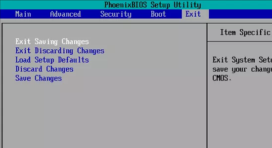 Computer BIOS Settings