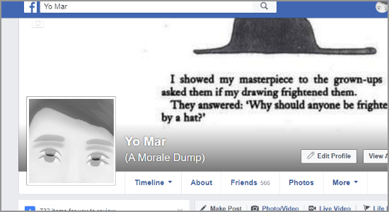 Facebook Edit Profile