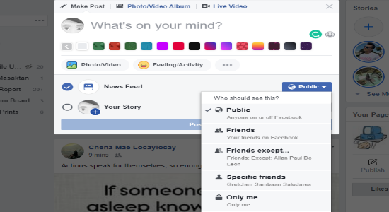 Facebook Post Selector