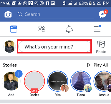 how to post a list on facebook