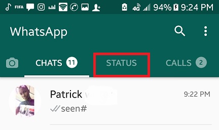 set status privacy on whatsapp