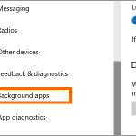 Windows 10 Settings Privacy Background Apps