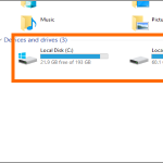Windows file Explorer This PC Drive