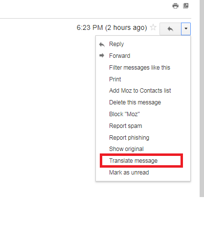 How To Use Google Translate In Gmail