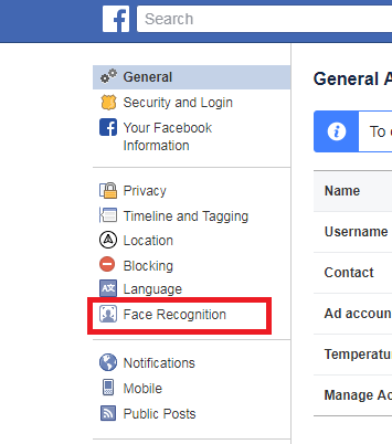 Enable Face Recognition On Facebook