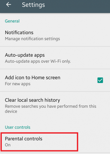  Setup Parental Control On Google Play Store