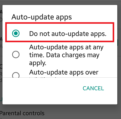 Turn Off Auto Update On Google Play Store