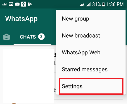 Clear Storage Usage On WhatsApp