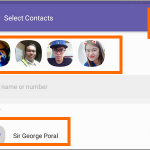Viber Create New Broadcast List Select Contact