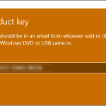 Windows Product Key Next