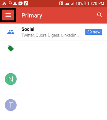 change Gmail inbox layout