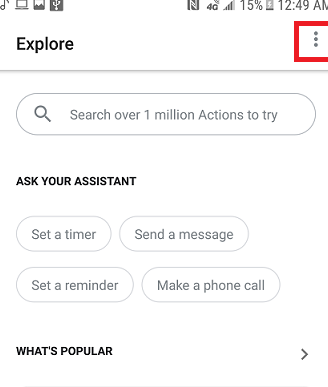 Change Google assistant voice