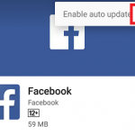 Disable Automatic Facebook Updates on Android