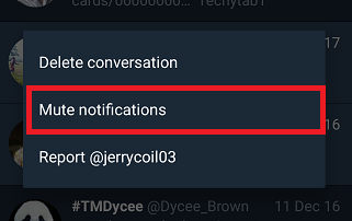 How to Mute Notification on Twitter