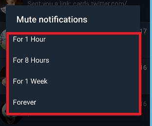 How to Mute Notification on Twitter