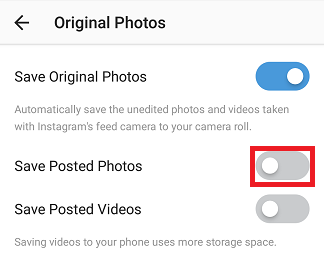 How to Stop Instagram Photos From Saving to Camera Roll