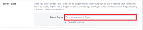  Block A Page On Facebook