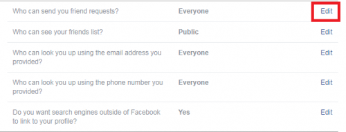 How To Stop All Friend Requests On Facebook