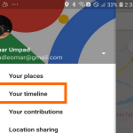 Android Google Maps Menu Your Timeline