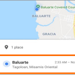 Android Google Maps Menu Your Timeline Lets Go Calendar Dates Location