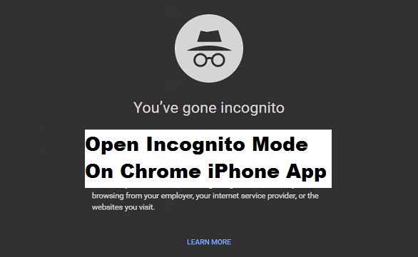 how to open google chrome in incognito mode