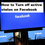 turn off active status on Facebook