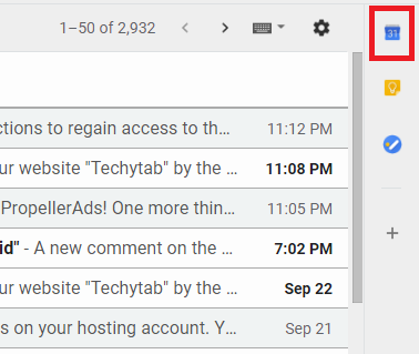  View calendar on Gmail