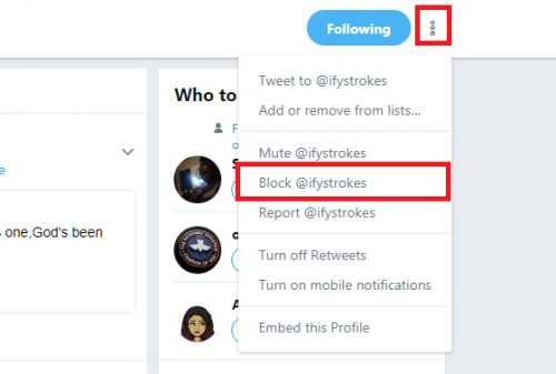 Block Someone On Twitter