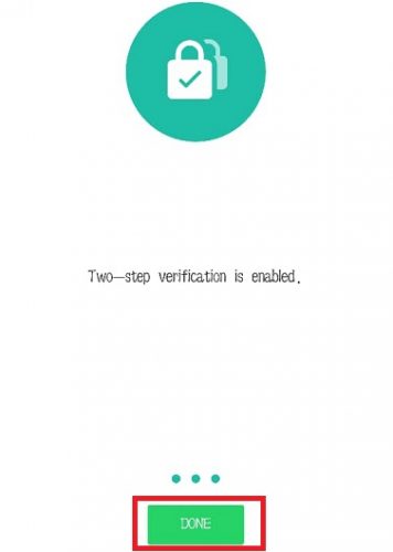 Enable Two-Step Verification on WhatsApp