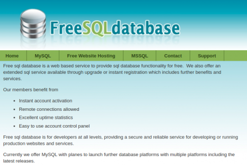 free-sql-database