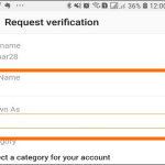 Instagram Profile Menu Settings Request Verification Name