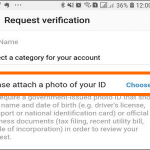 Instagram Profile Menu Settings Request Verification Name Select Category Choose File