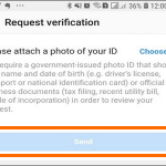 Instagram Profile Menu Settings Request Verification Name Select Category Choose File Send