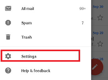 How to change Default Gmail Account