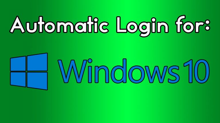 How to Enable Windows 10 Auto Login