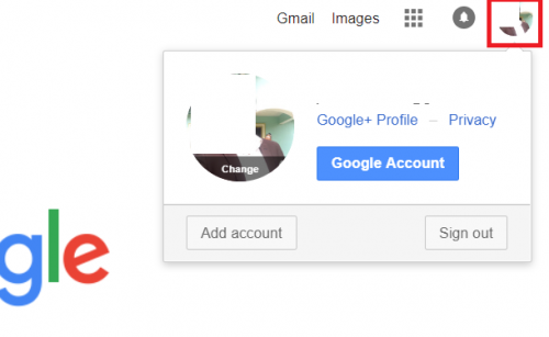 How to change Default Gmail Account