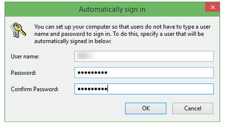 How to auto login in Windows 10