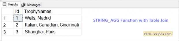 Concat Multiple Row Values In SQL Server-Tech_recipes_4